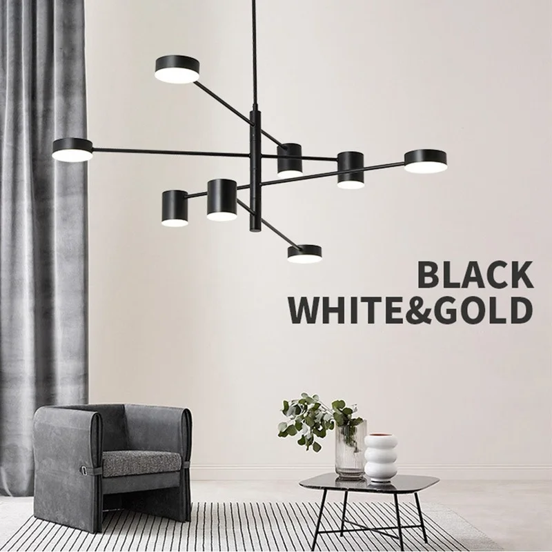 Modern Fashion Black Gold White Long Led Ceiling Suspended Chandelier Light Lamp for Hall Kitchen Living Room Loft Bedroom
Modern Fashion Black Gold White Long Led Ceiling Suspended Chandelier Light Lamp for Hall Kitchen Living Room Loft Bedroom