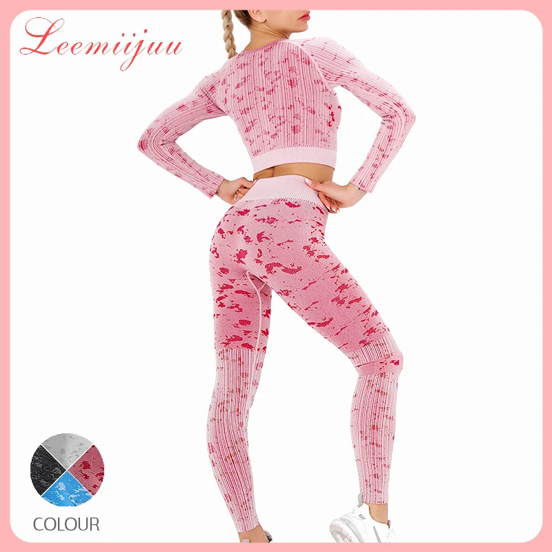 LEEMIIJUU 2PCS/set of Camouflage Yoga Clothes Ladies Seamless Fitness Yoga Set Exercise Suit High Waist Gym Leggings Sportswear
LEEMIIJUU 2PCS/set of Camouflage Yoga Clothes Ladies Seamless Fitness Yoga Set Exercise Suit High Waist Gym Leggings Sportswear