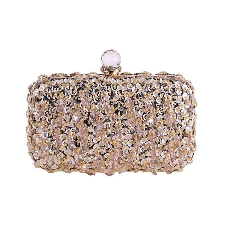 Cross border e-commerce supply new women's Beaded Dinner Bag hand bag hard box small square bag women's dress bag
Cross border e-commerce supply new women's Beaded Dinner Bag hand bag hard box small square bag women's dress bag