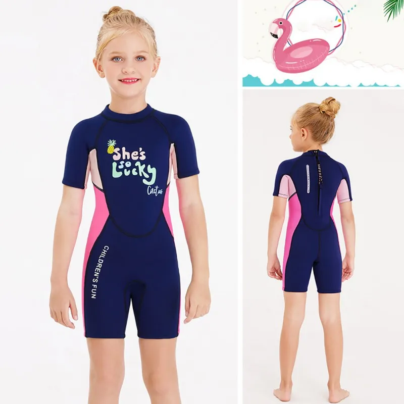 2.5mm Children's Swimsuit Cosmetic Short-sleeved Swimsuit Girls Thickened Warm Sunscreen Surf Diving Suit P
2.5mm Children's Swimsuit Cosmetic Short-sleeved Swimsuit Girls Thickened Warm Sunscreen Surf Diving Suit P
