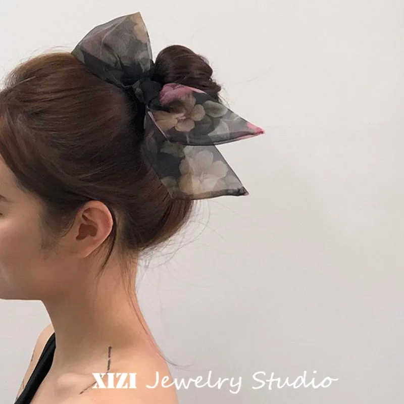 New Lady Fashion Accessories Retro Organza Bow Girl Hair Tie Temperament Streamer Head Rope Large Intestine
New Lady Fashion Accessories Retro Organza Bow Girl Hair Tie Temperament Streamer Head Rope Large Intestine