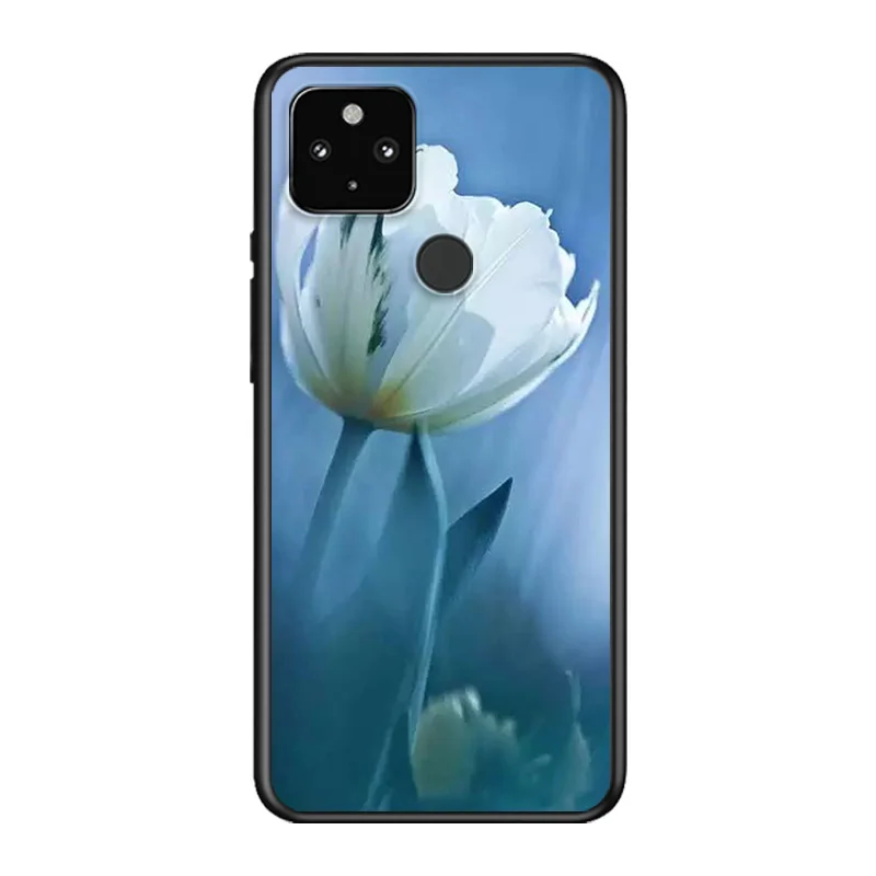 Tulip flower Soft TPU Silicone Black Cover For Google Pixel 5 4A 5G 4 XL Phone Case
Tulip flower Soft TPU Silicone Black Cover For Google Pixel 5 4A 5G 4 XL Phone Case