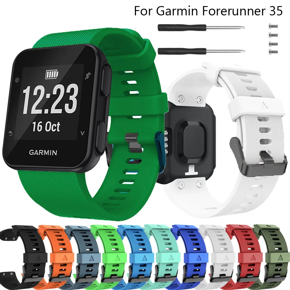 Ремешок силиконовый для наручных часов Forerunner 35, сменный Браслет для смарт-часов Garmin Forerunner 35
Ремешок силиконовый для наручных часов Forerunner 35, сменный Браслет для смарт-часов Garmin Forerunner 35