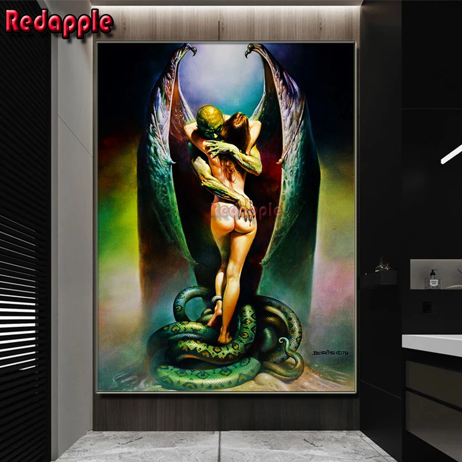 Bat man,python, woman,huging,Full Square Round Diamond Embroidery DIY Diamond Painting Cross Stitch Drill Picture of Rhinestones
Bat man,python, woman,huging,Full Square Round Diamond Embroidery DIY Diamond Painting Cross Stitch Drill Picture of Rhinestones