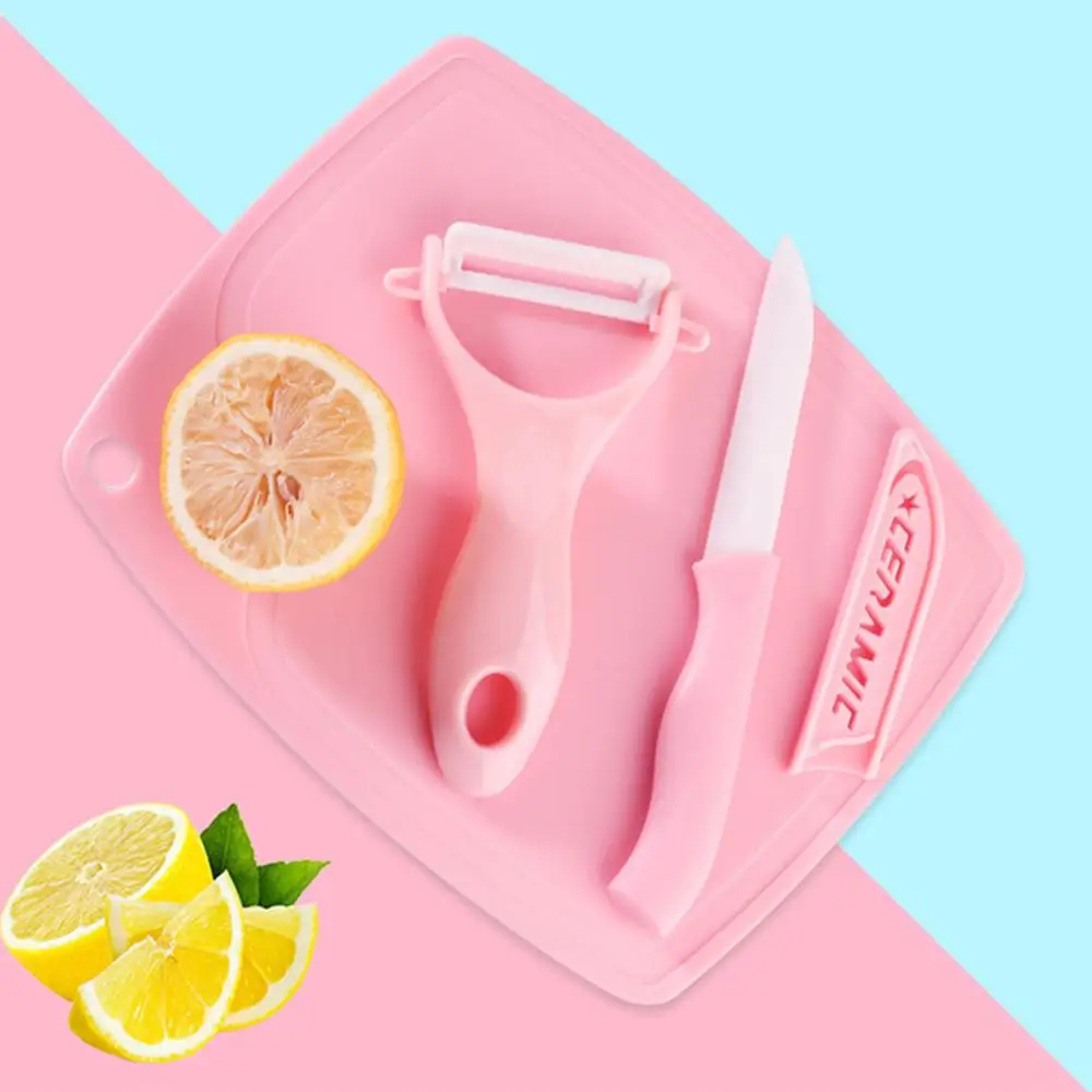 3pcs Ceramic Knife Set Fruit Peeling Planer Knife Paring Knife Chopping Block Household Kitchen Accessories
3pcs Ceramic Knife Set Fruit Peeling Planer Knife Paring Knife Chopping Block Household Kitchen Accessories