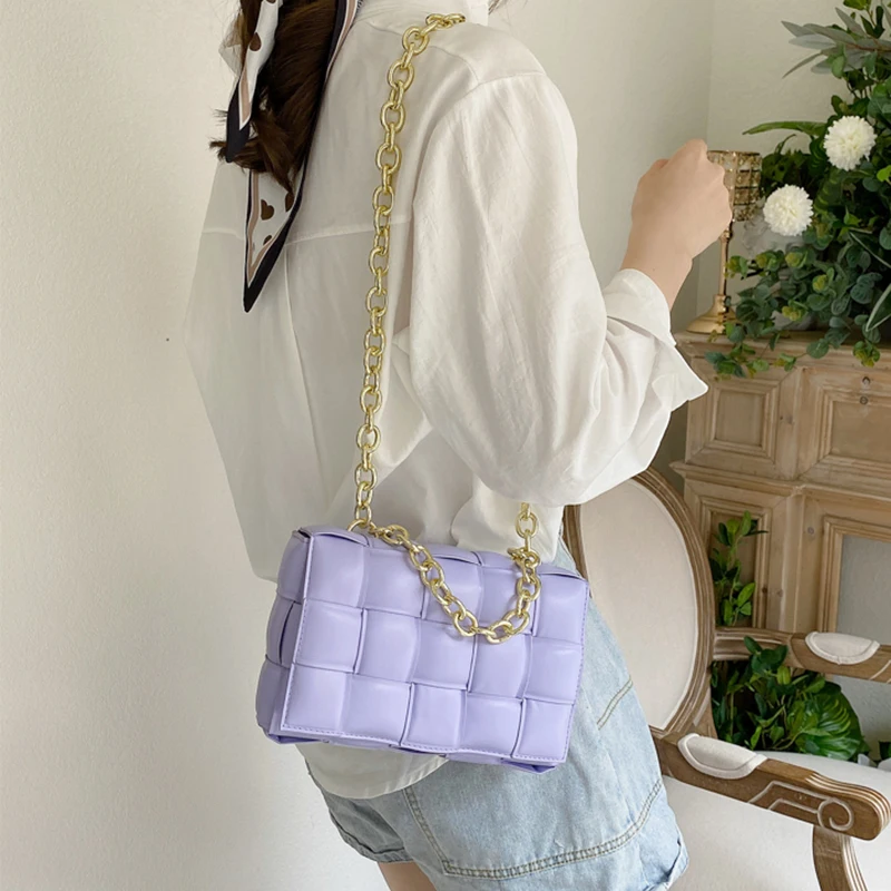 Chain Brand Weave Messenger Bags for Women Designer Luxury Women's Bag Quality Shoulder Crossbody Bags Ladies Travel Handbag
Chain Brand Weave Messenger Bags for Women Designer Luxury Women's Bag Quality Shoulder Crossbody Bags Ladies Travel Handbag