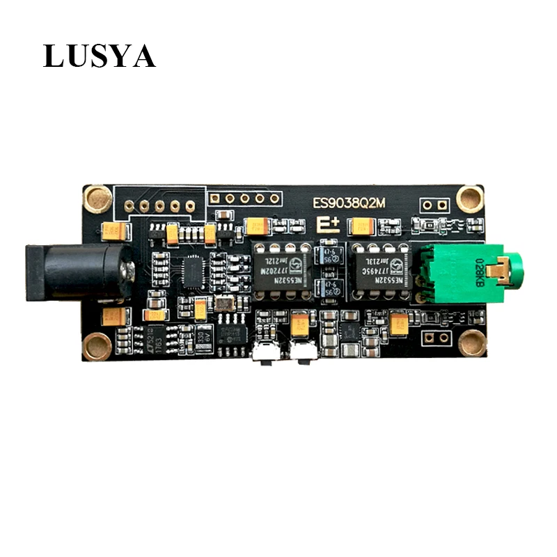 

Lusya ES9038Q2M decoder board NE5532 OPA1612 AD8397 I2S input ES9038 asynchronous USB module can be used with Italian interface