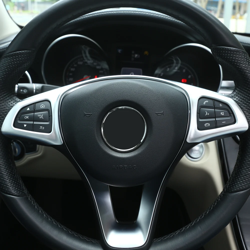 For Mercedes Benz C GLC E Class W213 W205 Car-Styling Newest ABS Chrome Steering Wheel Decoration Frame Trim
For Mercedes Benz C GLC E Class W213 W205 Car-Styling Newest ABS Chrome Steering Wheel Decoration Frame Trim