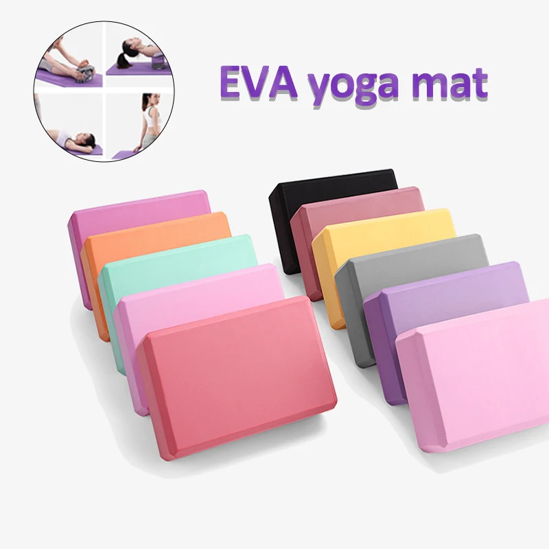 High Density EVA Yoga Block Brick Exercise Fitness Tool Exercise Workout Stretching Aid Body Shaping Health Training Equipment
High Density EVA Yoga Block Brick Exercise Fitness Tool Exercise Workout Stretching Aid Body Shaping Health Training Equipment