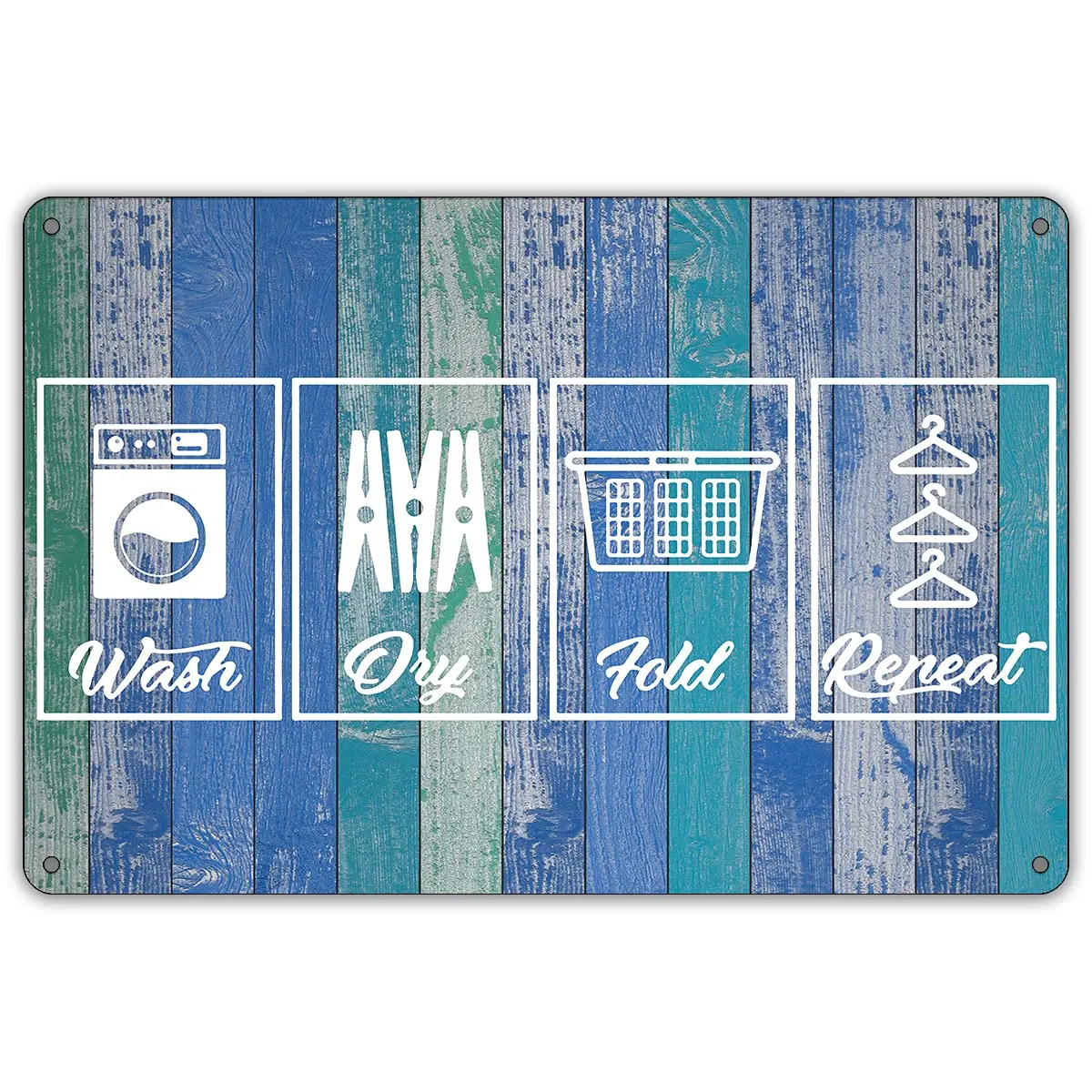 Laundry Wash Dry Fold Repeat Metal Tin Sign Wall Decor Rustic Farmhouse Laundry Sign for Home Laundry Room Decor Gifts
Laundry Wash Dry Fold Repeat Metal Tin Sign Wall Decor Rustic Farmhouse Laundry Sign for Home Laundry Room Decor Gifts