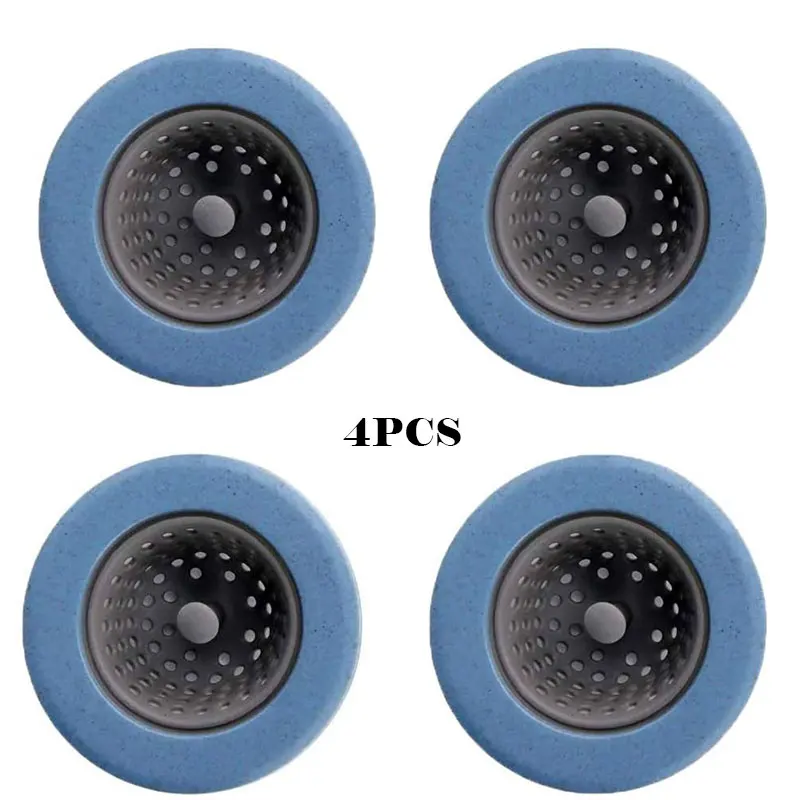 Anti Clog Flexible Sink Strainer 4 Pcs Kitchen Basket Catcher 4.3 Inch Wide Rim Perfect for Most Sink Drains B1
Anti Clog Flexible Sink Strainer 4 Pcs Kitchen Basket Catcher 4.3 Inch Wide Rim Perfect for Most Sink Drains B1