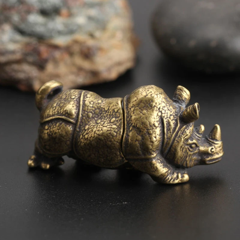 Figurines For Interior Handmade Crafts Mini Brass Rhino Sculpture Brass Rhinoceros Home Office Decor Ornament Table Decorations
Figurines For Interior Handmade Crafts Mini Brass Rhino Sculpture Brass Rhinoceros Home Office Decor Ornament Table Decorations