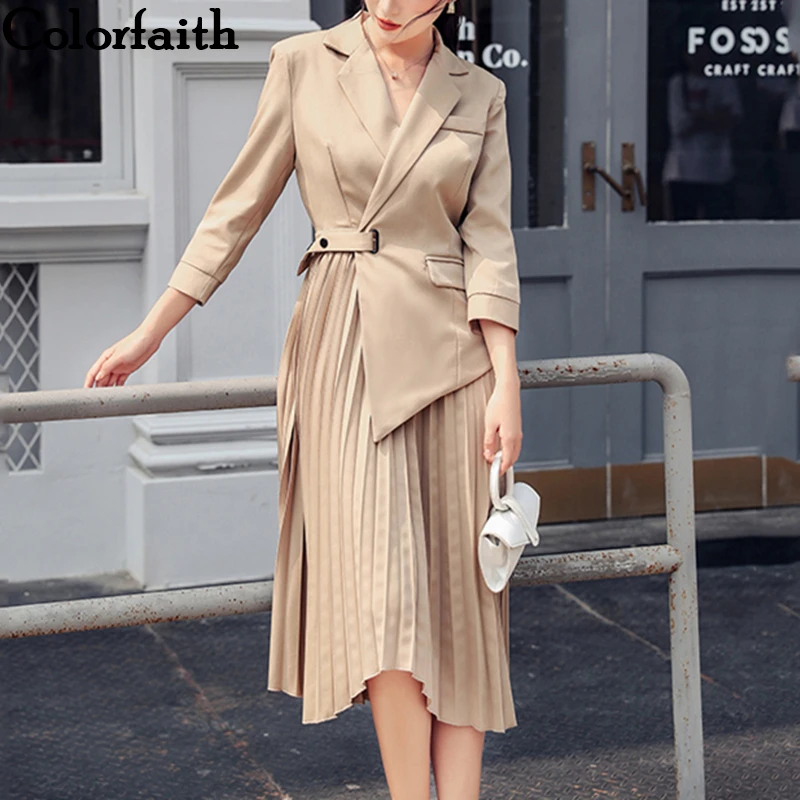Colorfaith New 2021 Autumn Winter Women Dresses Sashes Lace Up Korean Style Elegant Office Lady Midi Solid Ladies Dress DR9157
Colorfaith New 2021 Autumn Winter Women Dresses Sashes Lace Up Korean Style Elegant Office Lady Midi Solid Ladies Dress DR9157