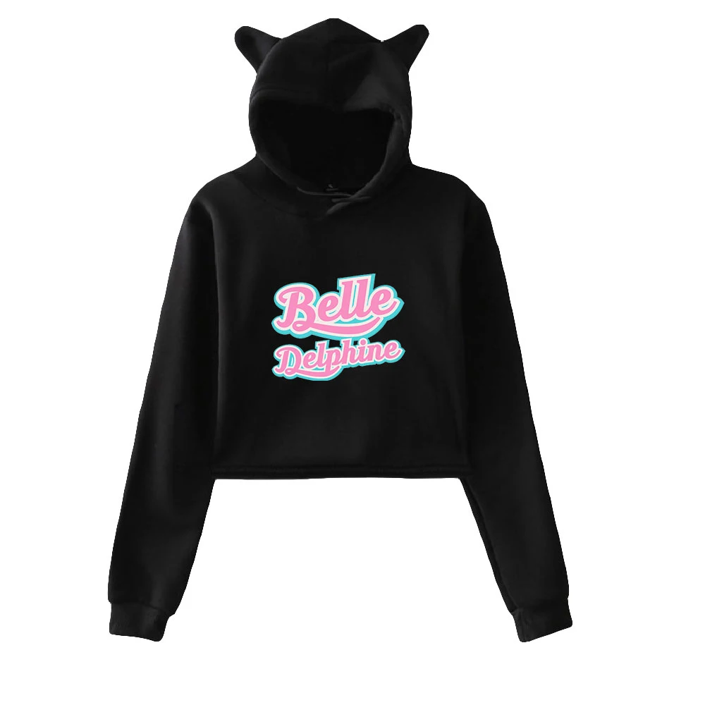 Belle Delphine Pullover Cat Cropped Hoodie Crop Top Women's Hoodie Harajuku Streetwea Kawaii Girls Clothes 2021 Social Star
Belle Delphine Pullover Cat Cropped Hoodie Crop Top Women's Hoodie Harajuku Streetwea Kawaii Girls Clothes 2021 Social Star