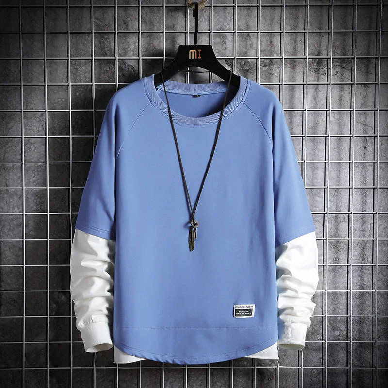 HB1 Autumn 2021 men's collarless Pullover Korean leisure sports loose season
HB1 Autumn 2021 men's collarless Pullover Korean leisure sports loose season