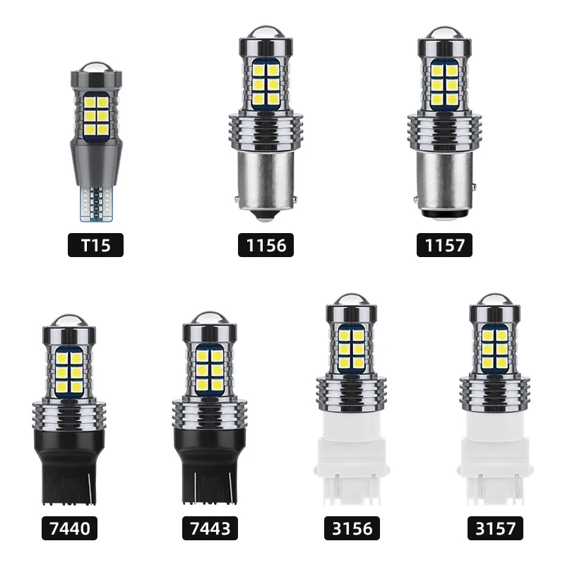 2PCS NEW T15 912 W16W WY16W Super Bright 3030 LED Auto Brake Bulb Backup Reverse Lamp Car Daytime Running Light Turn Signals
2PCS NEW T15 912 W16W WY16W Super Bright 3030 LED Auto Brake Bulb Backup Reverse Lamp Car Daytime Running Light Turn Signals