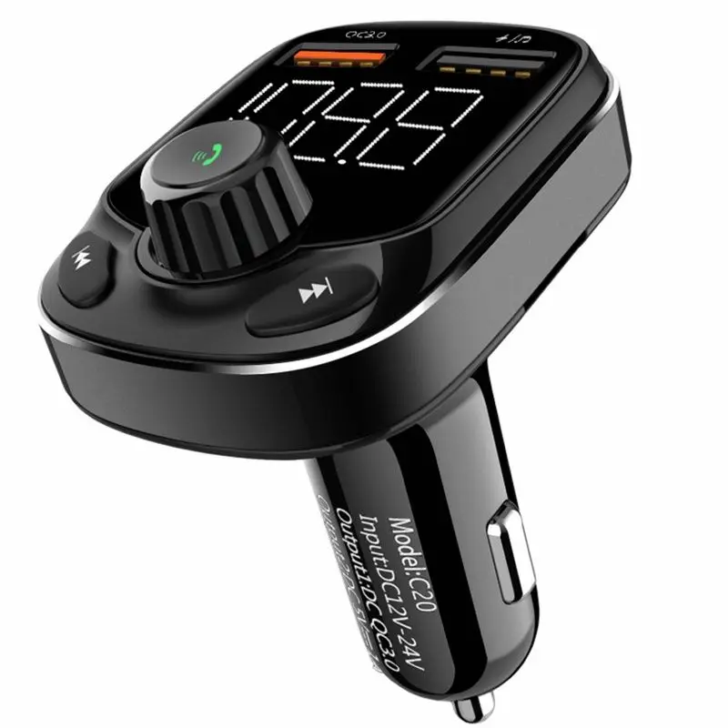 Fm-передатчик модулятор Bluetooth-совместимый 4,2 Handsfree автомобильный комплект аудио MP3 плеер с двойным USB Автомобильное зарядное устройство цифро...
Fm-передатчик модулятор Bluetooth-совместимый 4,2 Handsfree автомобильный комплект аудио MP3 плеер с двойным USB Автомобильное зарядное устройство цифро...