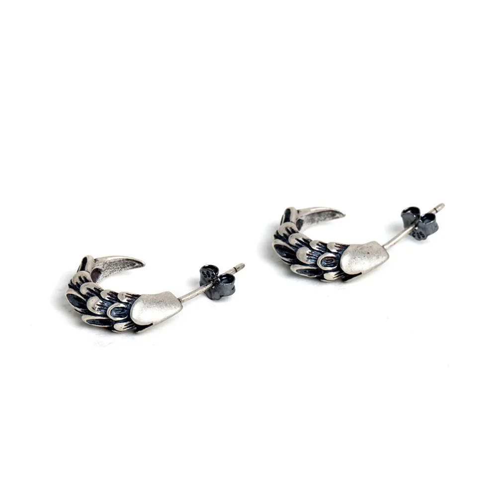 Personality Silver Color Eagle Claw Stud Earrings for Motorcycle Party Retro Punk Earrings Party Earrings Hip Hop Jewelry Gifts
Personality Silver Color Eagle Claw Stud Earrings for Motorcycle Party Retro Punk Earrings Party Earrings Hip Hop Jewelry Gifts