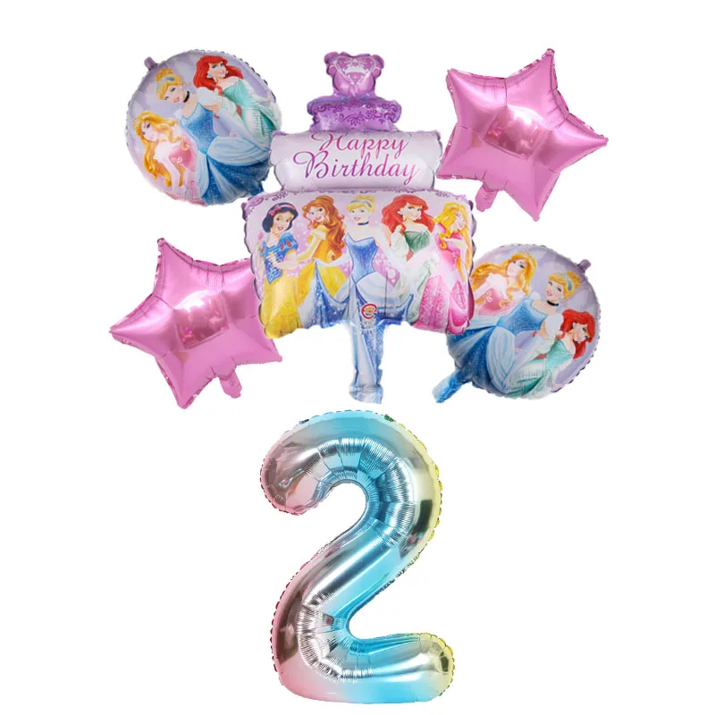 6pcs Disney princess cake foil balloons 32inch number balloon baby shower Birthday party decorations kids toys globos
6pcs Disney princess cake foil balloons 32inch number balloon baby shower Birthday party decorations kids toys globos
