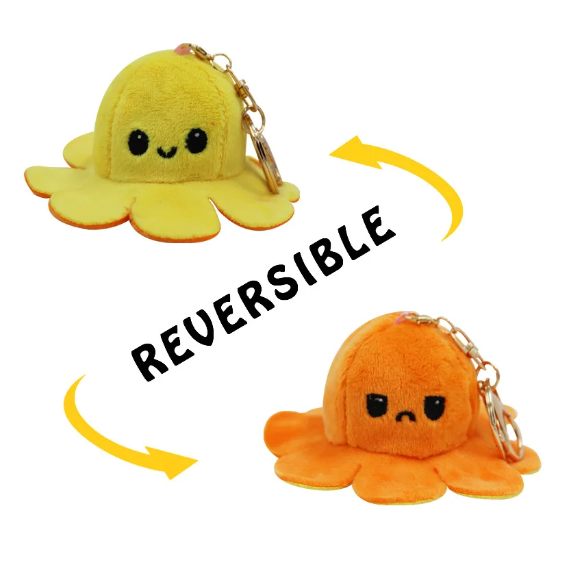 Fashion Pendant Two Sides Plush Doll Flip Octopus Cute Small Octopus Animal Keychains Lovely Gift New Flip Octopus Keychain
Fashion Pendant Two Sides Plush Doll Flip Octopus Cute Small Octopus Animal Keychains Lovely Gift New Flip Octopus Keychain