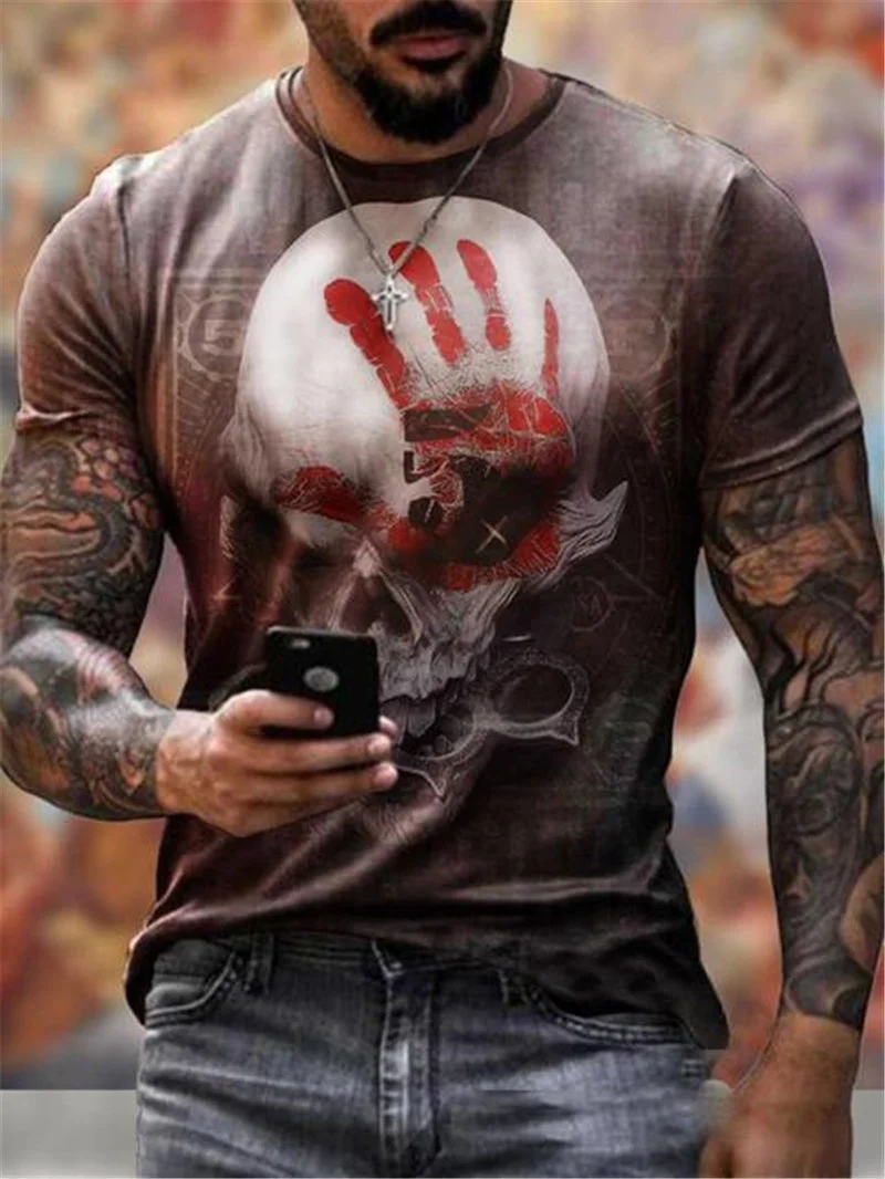 2021 new flame men's T-shirt summer fashion short-sleeved 3D round neck top element shirt trendy men T shirt top tee cool shirt
2021 new flame men's T-shirt summer fashion short-sleeved 3D round neck top element shirt trendy men T shirt top tee cool shirt