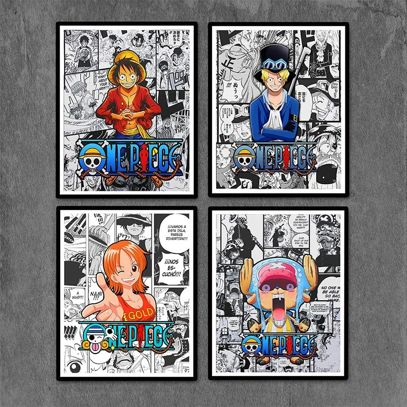 Japanese Anime Canvas Painting One Piece Luffy Managa Posters and Prints Print Mural Pictures Children's Room Home Wall Decor
Japanese Anime Canvas Painting One Piece Luffy Managa Posters and Prints Print Mural Pictures Children's Room Home Wall Decor