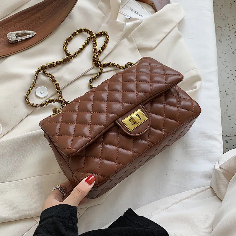 Lingge Designer Chain Bags for Women Leather 2021 New Luxury Small Crossbody Bags Female Trend Branded Chain Shoulder Purses
Lingge Designer Chain Bags for Women Leather 2021 New Luxury Small Crossbody Bags Female Trend Branded Chain Shoulder Purses