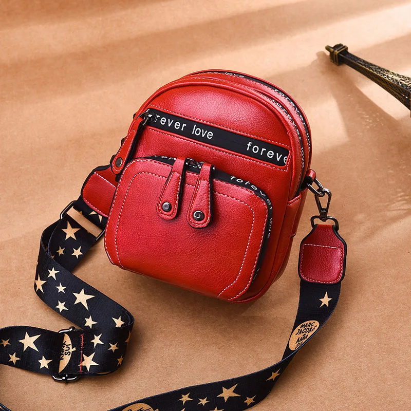 High Quality New Fashion Leather versatile multi-layer shoulder messenger bag mini mobile phone bag
High Quality New Fashion Leather versatile multi-layer shoulder messenger bag mini mobile phone bag