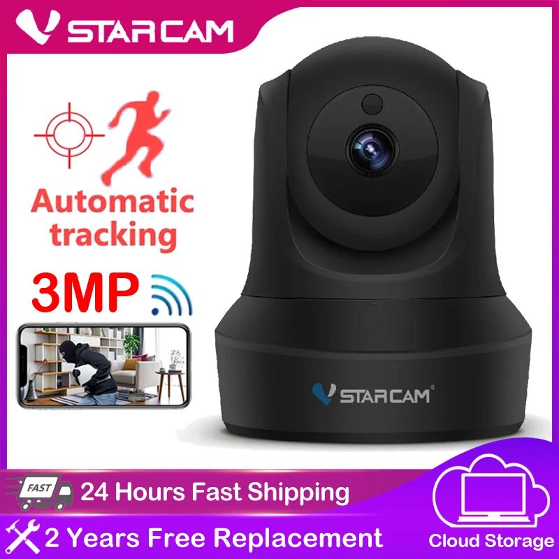 Vstarcam New IP Camera 3MP AI Auto Tracking Wireless Home Security Camera CCTV Camera WiFi Surveillance Camera Baby monitor C29S
Vstarcam New IP Camera 3MP AI Auto Tracking Wireless Home Security Camera CCTV Camera WiFi Surveillance Camera Baby monitor C29S