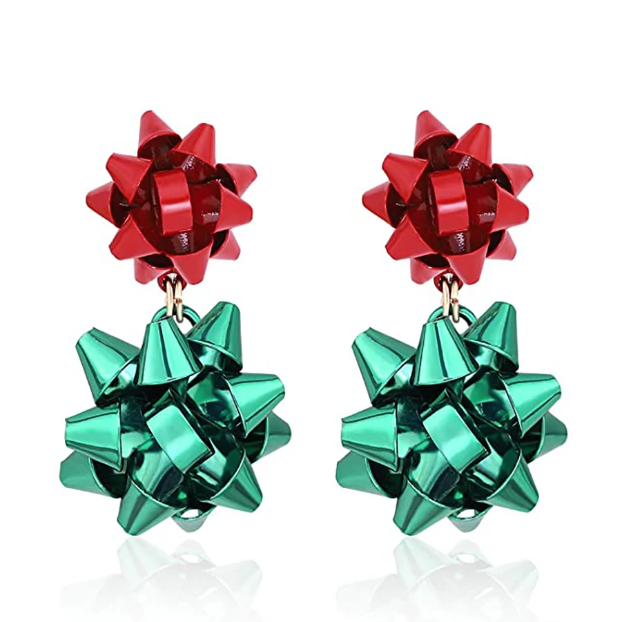 2021 Fashion Holiday Xmas Festive Jewelry New Gold Plated Long Metal Bow Christmas Earrings For Women Girls Christmas Gift
2021 Fashion Holiday Xmas Festive Jewelry New Gold Plated Long Metal Bow Christmas Earrings For Women Girls Christmas Gift
