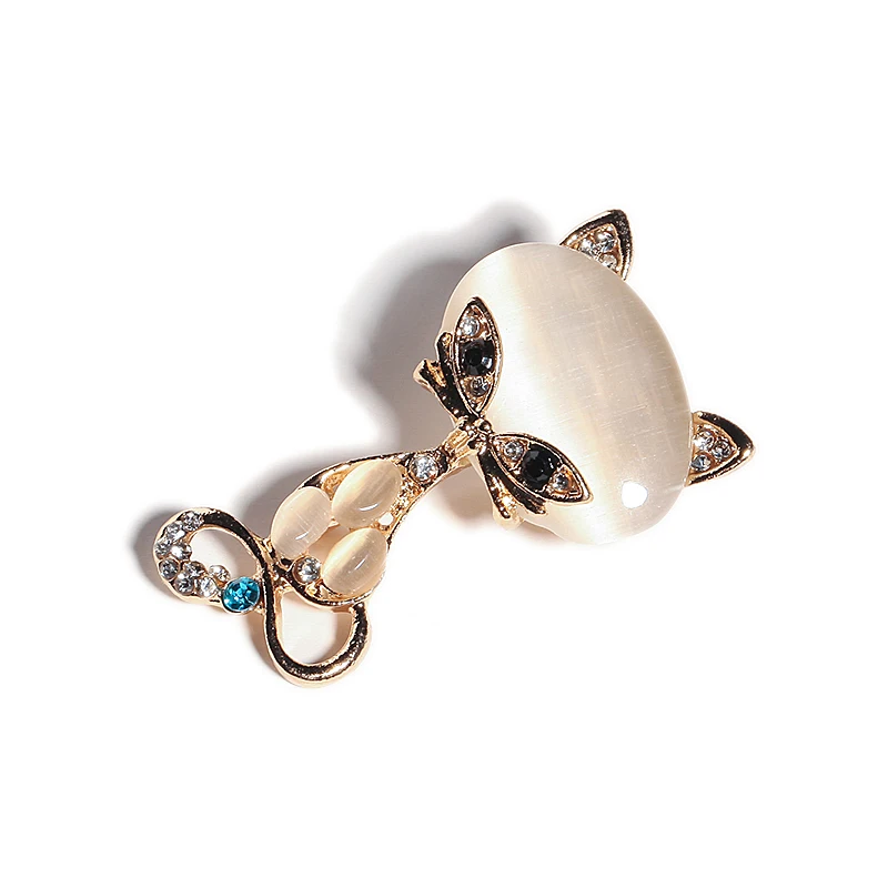 New Fashion Hot Sale Gold Color Filled Multicolor Opal Stone Fox Brooches Women's Fashion Cute Animal Crystal Pin Brooch Jewelry
New Fashion Hot Sale Gold Color Filled Multicolor Opal Stone Fox Brooches Women's Fashion Cute Animal Crystal Pin Brooch Jewelry