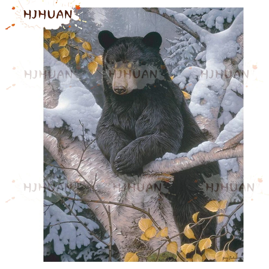 5D Animal art, black bear, snow scene Diamond Painting Full Square Diamond Embroidery Pictures Of Rhinestones Mosaic Home Decor
5D Animal art, black bear, snow scene Diamond Painting Full Square Diamond Embroidery Pictures Of Rhinestones Mosaic Home Decor