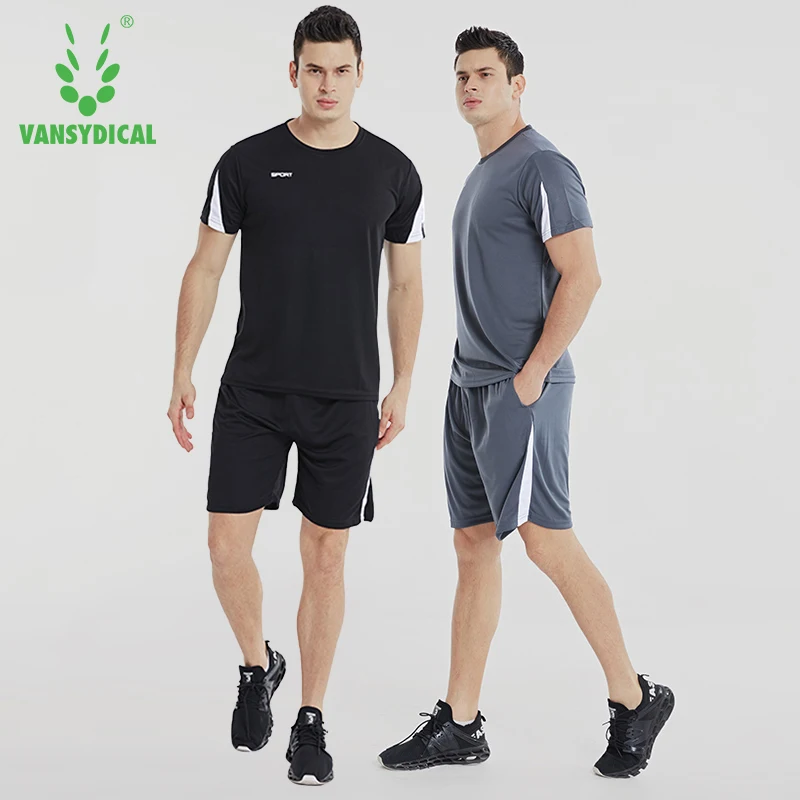 VANSYDICAL Men's Gym Summer Sports Suits Quick Dry Running Sets Fitness Jogger Sportswear 2pcs Basketball Sports T-shirts+Shorts
VANSYDICAL Men's Gym Summer Sports Suits Quick Dry Running Sets Fitness Jogger Sportswear 2pcs Basketball Sports T-shirts+Shorts