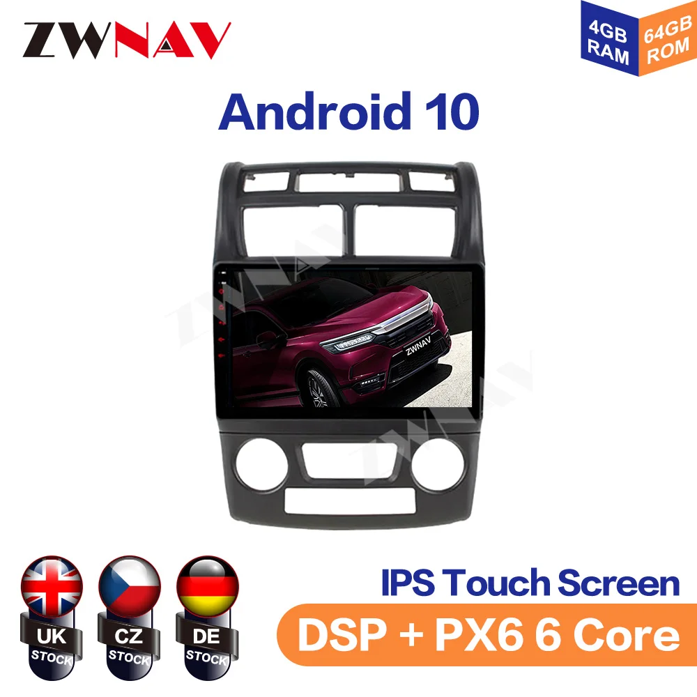 Android 10.0 PX6 Car radio Player GPS Navigation For Kia Sportage 2 2007-2010 Car Auto Stereo Multimedia Video Player HeadUnit
Android 10.0 PX6 Car radio Player GPS Navigation For Kia Sportage 2 2007-2010 Car Auto Stereo Multimedia Video Player HeadUnit