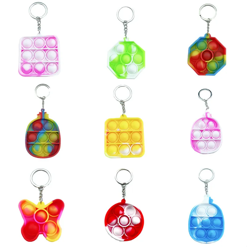 TOP Fidget Sensory Toy Mini Push Bubble Figet Simple Dimple Toy Keychain Ring Anti-stress Board Autism Educational Toy Wholesale 
TOP Fidget Sensory Toy Mini Push Bubble Figet Simple Dimple Toy Keychain Ring Anti-stress Board Autism Educational Toy Wholesale