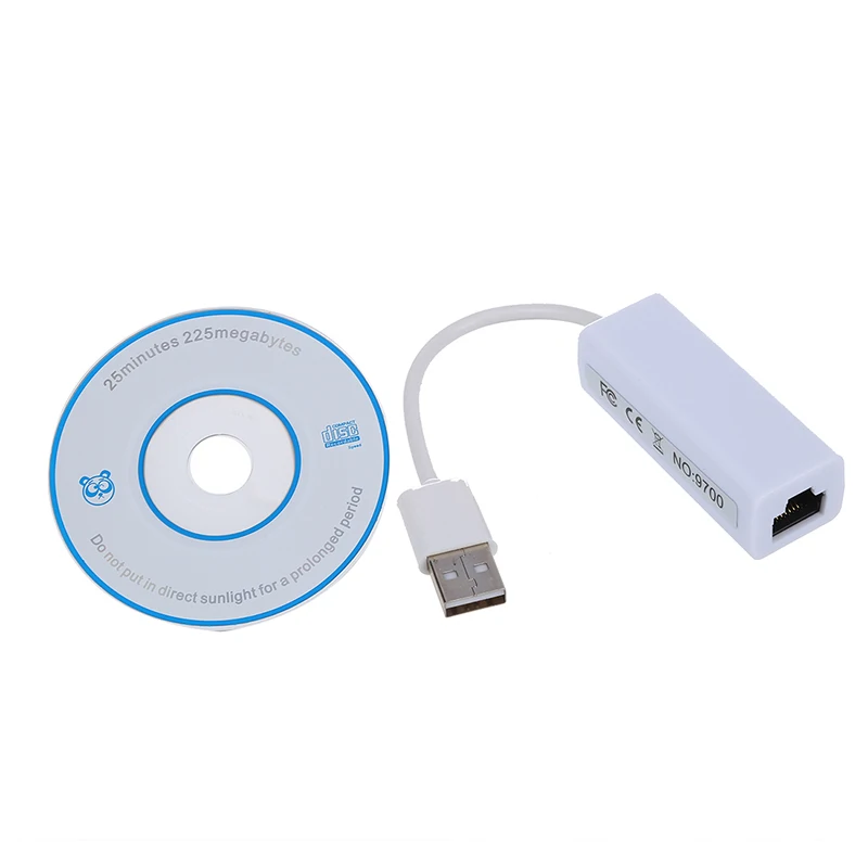 Ethernet 10/100 Wired Network USB Adapter to LAN RJ45 Card
Ethernet 10/100 Wired Network USB Adapter to LAN RJ45 Card