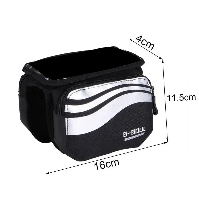 Bicycle Frame Front Top Tube Bag With Waterproof Clear Pouch Tube Bike high Phone Bag Holder quality C4Z8
Bicycle Frame Front Top Tube Bag With Waterproof Clear Pouch Tube Bike high Phone Bag Holder quality C4Z8