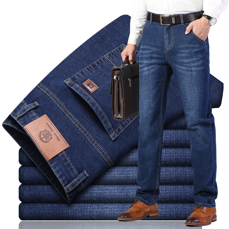 Jeans New 2021 Autumn Cotton Men's Stretch Jeans Classic Style Fashion Casual Business Casual New Style Loose Pants 28-40
Jeans New 2021 Autumn Cotton Men's Stretch Jeans Classic Style Fashion Casual Business Casual New Style Loose Pants 28-40