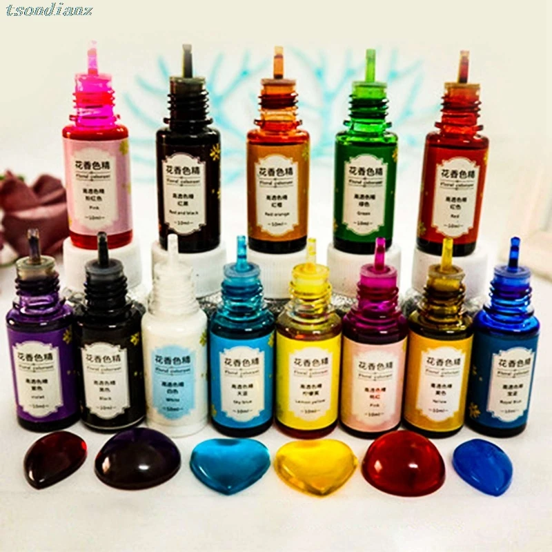 13PCS/Set High Concentration Resin Liquid Pearl Coloring Dye Pigment Resin Epoxy Colorant For DIY Jewelry Making Crafts Tools
13PCS/Set High Concentration Resin Liquid Pearl Coloring Dye Pigment Resin Epoxy Colorant For DIY Jewelry Making Crafts Tools