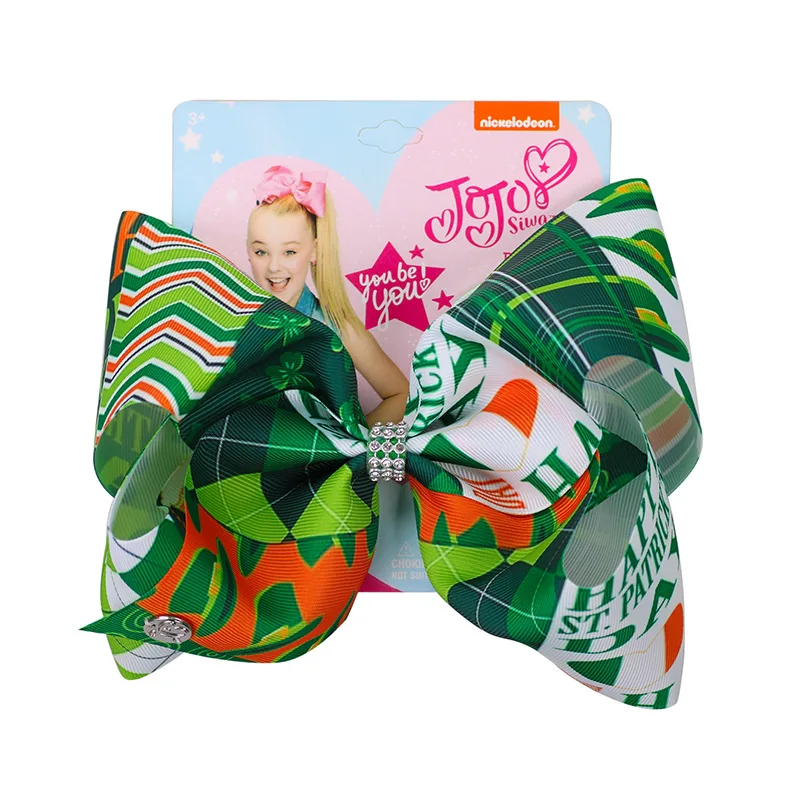 8 "банты для вечеринки Jojo Siwa большие банты волос девочек заколка бант