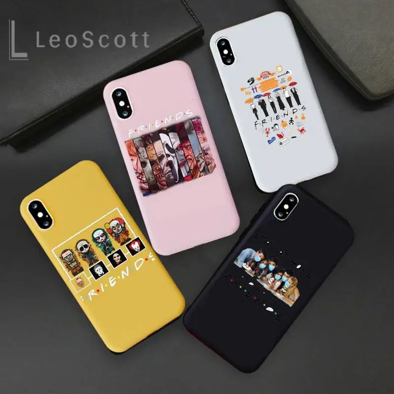 friends Phone Case Candy Color Phone Case for iPhone 11 12 pro XS MAX 8 7 6 6S Plus X 5S SE 2020 XR
friends Phone Case Candy Color Phone Case for iPhone 11 12 pro XS MAX 8 7 6 6S Plus X 5S SE 2020 XR