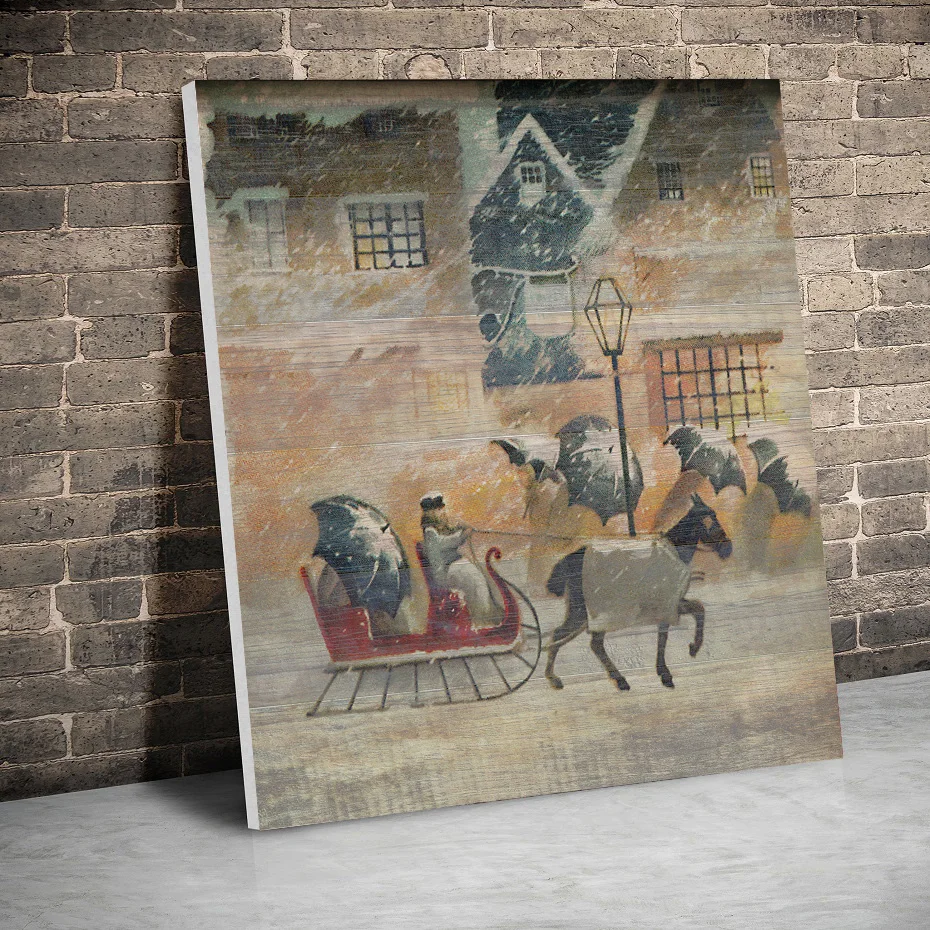 Framed Horse and Sleigh Chrismas Canvas Paintings Christmas Posters Wall Art Canvas Prints Pictures Kids Room Home Inner Frame
Framed Horse and Sleigh Chrismas Canvas Paintings Christmas Posters Wall Art Canvas Prints Pictures Kids Room Home Inner Frame