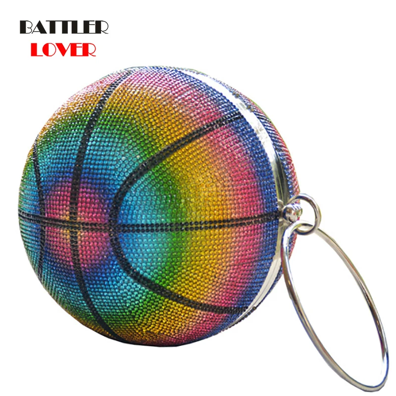 Rainbow Diamond Ball Purses And Handbags For Women 2021 Luxury Designer Basketball Mimi Small Clutch Bag Rhinestone Evening Bags
Rainbow Diamond Ball Purses And Handbags For Women 2021 Luxury Designer Basketball Mimi Small Clutch Bag Rhinestone Evening Bags