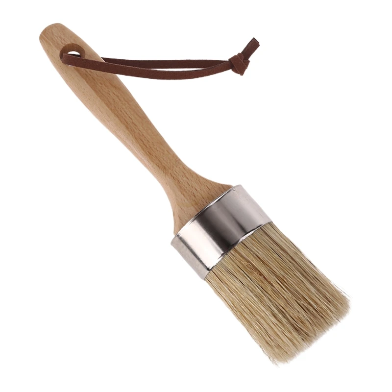 Round Chalk Paint Wax Brush Ergonomic Wood Handle Natural Bristle Brushes Furniture DIY Painting Waxing Tool M13
Round Chalk Paint Wax Brush Ergonomic Wood Handle Natural Bristle Brushes Furniture DIY Painting Waxing Tool M13