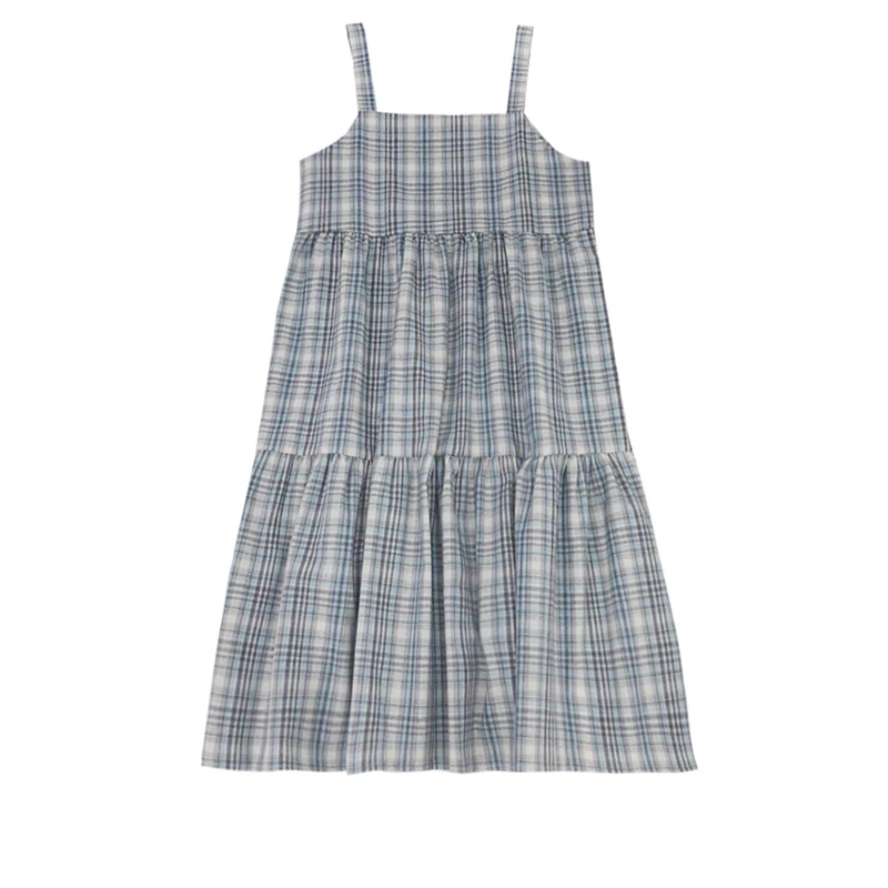 Summer Slip Dress 2021New Plaid Loose Vintage Vestido Student Korean Sweet Vestidos De Mujer Women Clothing A257
Summer Slip Dress 2021New Plaid Loose Vintage Vestido Student Korean Sweet Vestidos De Mujer Women Clothing A257