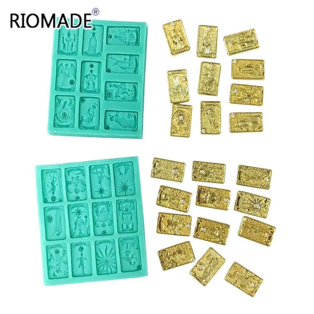 Tarot Silicone Fondant Mold Chocolate Dessert Baking Cake Decorating Tools Resin Handmade Making Mould Bakeware Kitchen Form 
Tarot Silicone Fondant Mold Chocolate Dessert Baking Cake Decorating Tools Resin Handmade Making Mould Bakeware Kitchen Form