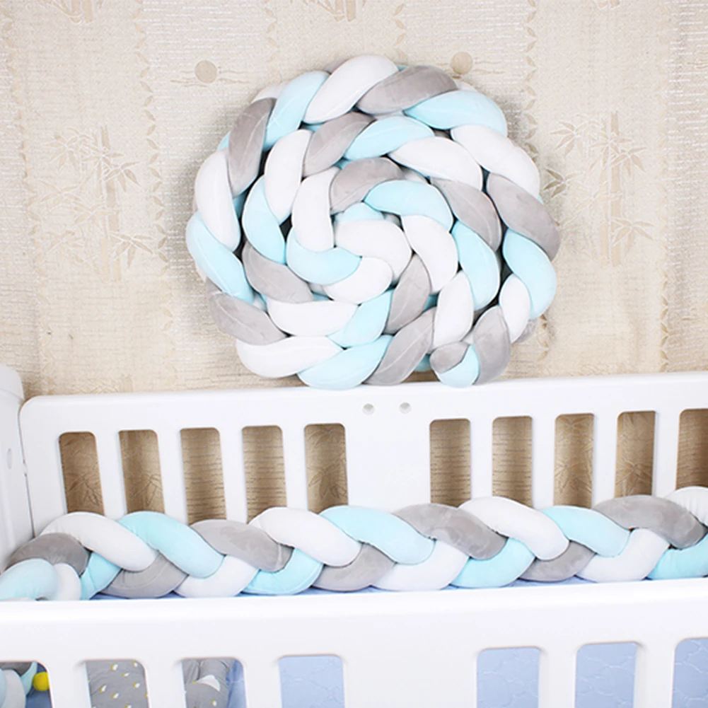 2M/3M Baby Bed Bumper Infant Cradle Pillow Cushion Braid Knot Bumper Crib Bumper Protector Room Decor
2M/3M Baby Bed Bumper Infant Cradle Pillow Cushion Braid Knot Bumper Crib Bumper Protector Room Decor