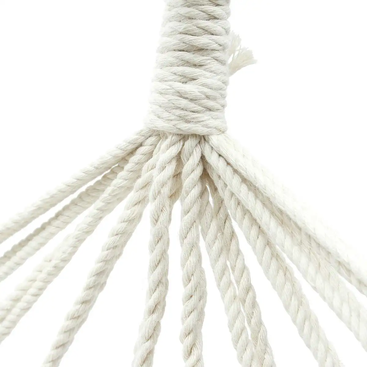 200 x 80cm White Outdoor Mesh Cotton Rope Swing Hammock Hanging On The Porch Or On a Beach
200 x 80cm White Outdoor Mesh Cotton Rope Swing Hammock Hanging On The Porch Or On a Beach