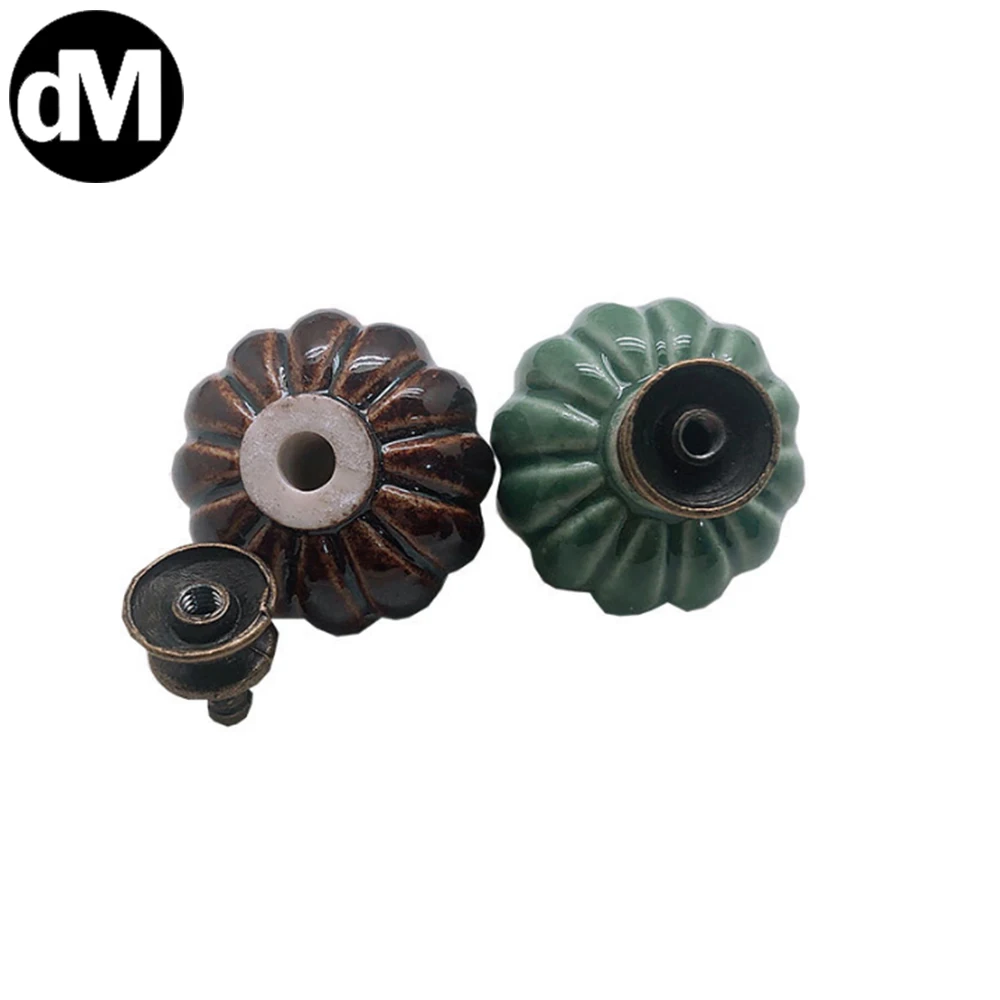 DM 10pcs/Set Multicolored Ceramic Handle Pumpkin Door Handle Furniture Fitting Kits Cabinet Pulls Drawer Handle Single Hole 2021
DM 10pcs/Set Multicolored Ceramic Handle Pumpkin Door Handle Furniture Fitting Kits Cabinet Pulls Drawer Handle Single Hole 2021