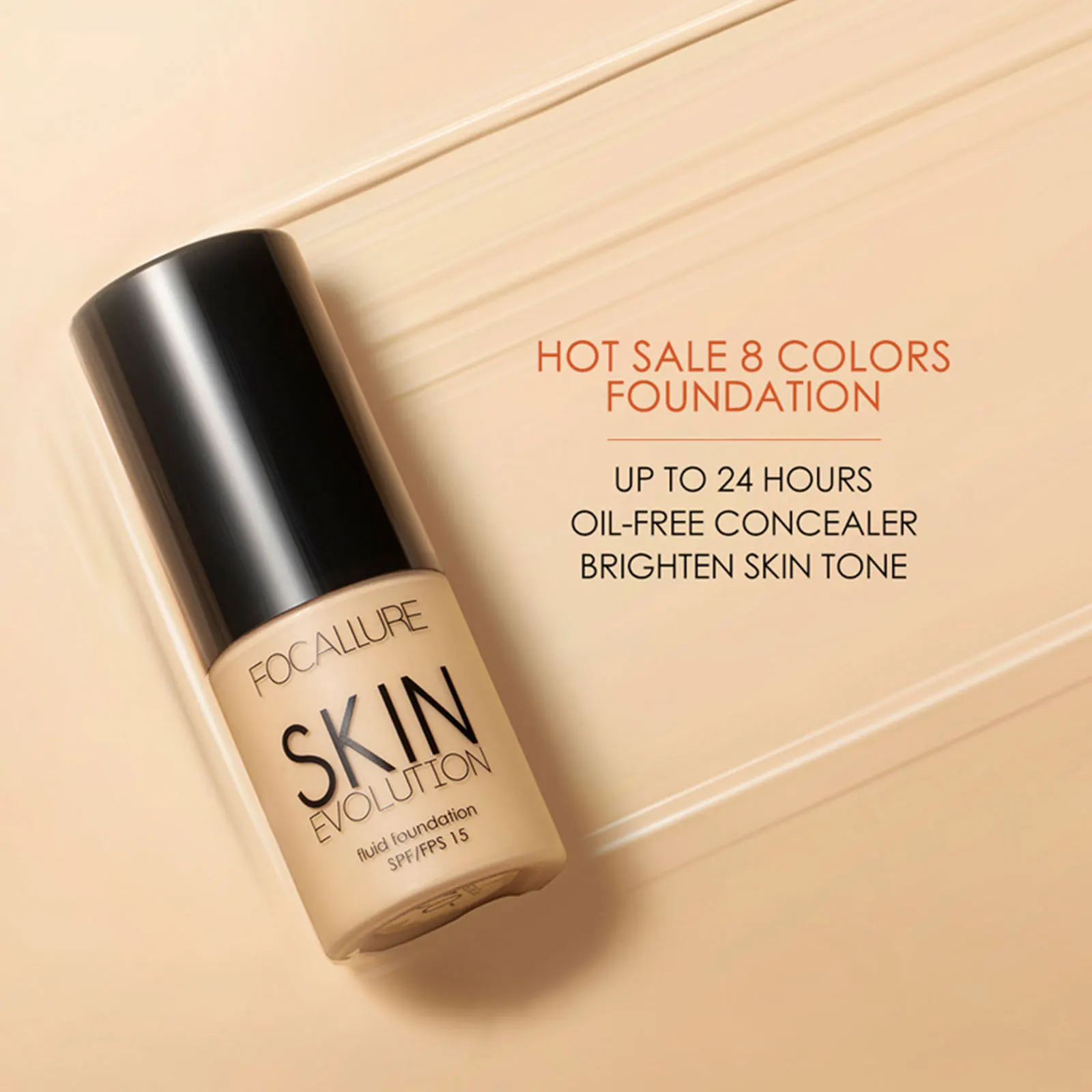 FOCALLURE Base Face Liquid Foundation Cream Full Coverage Concealer Oil-control Easy To Wear Soft Face Makeup Foundation
FOCALLURE Base Face Liquid Foundation Cream Full Coverage Concealer Oil-control Easy To Wear Soft Face Makeup Foundation